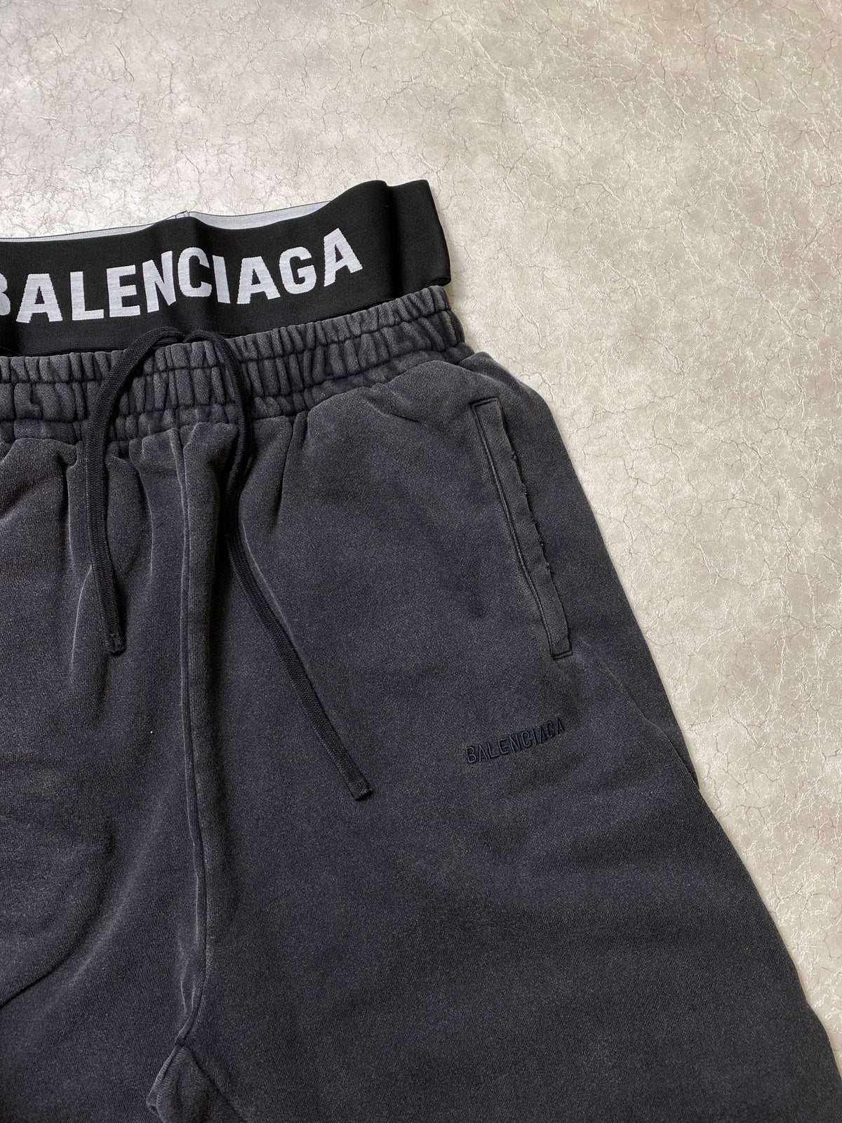 BALENCIAGA BOXER SWEATPANTS BLACK