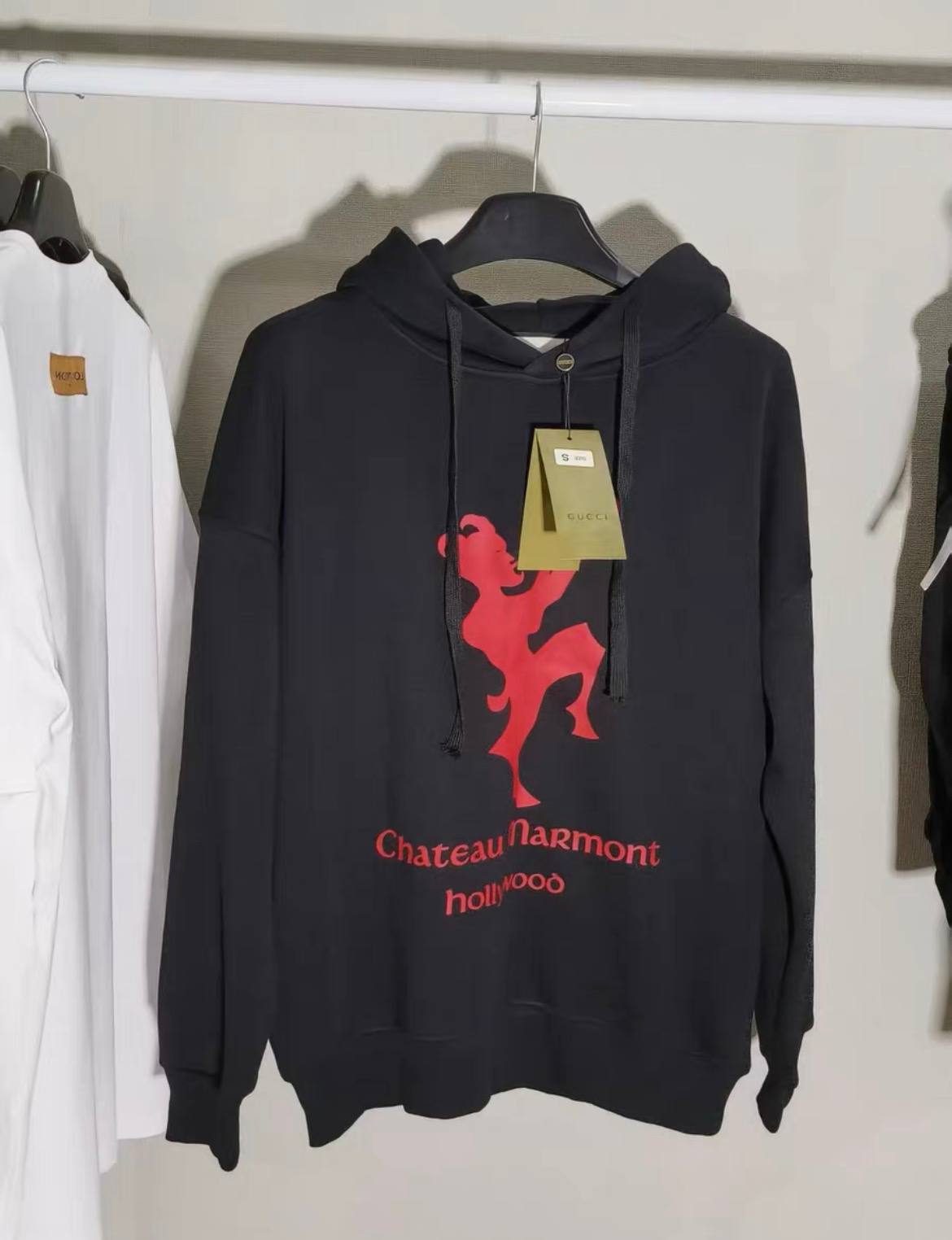 GUCCI CHATEAU MARMONT BLACK HOODIE