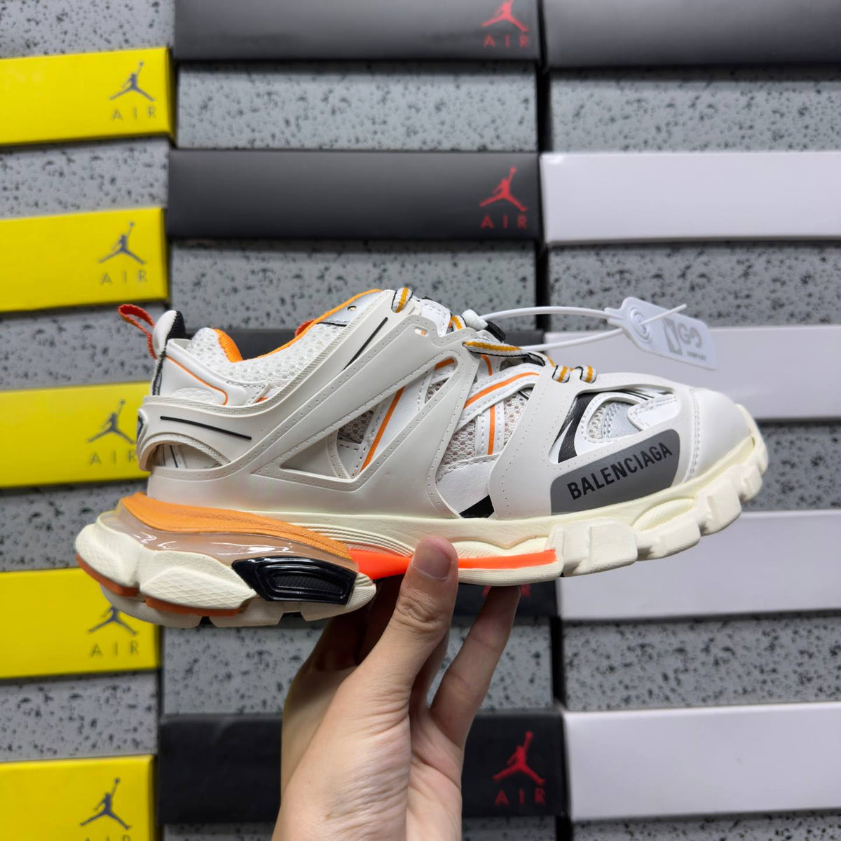 BALENCIAGA TRACK 1.0 WHITE SNEAKERS