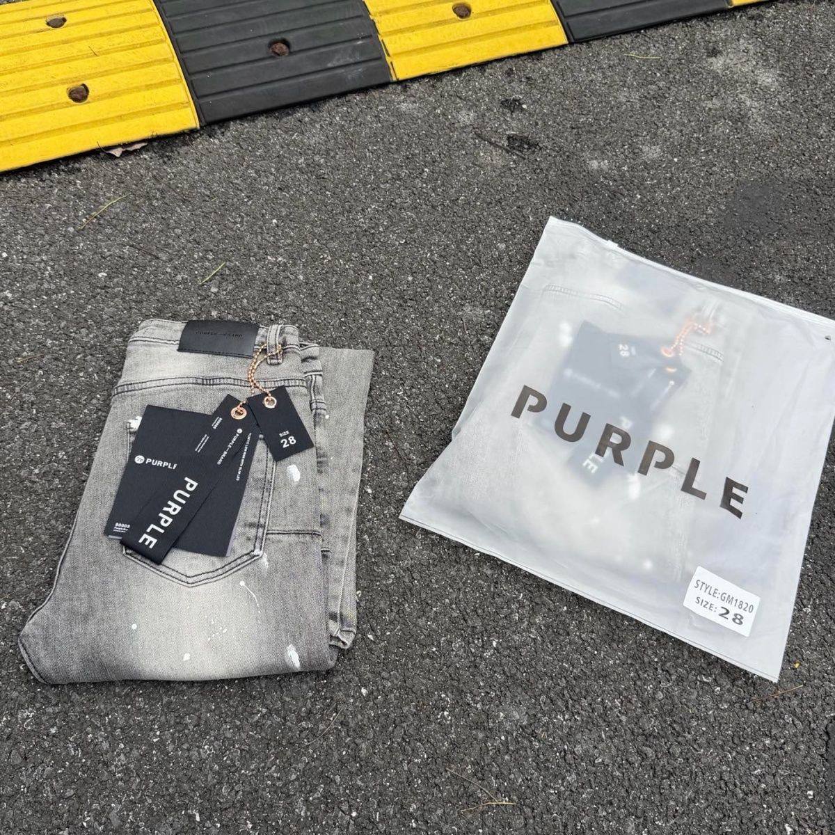 PURPULE BRAND GREY JEANS