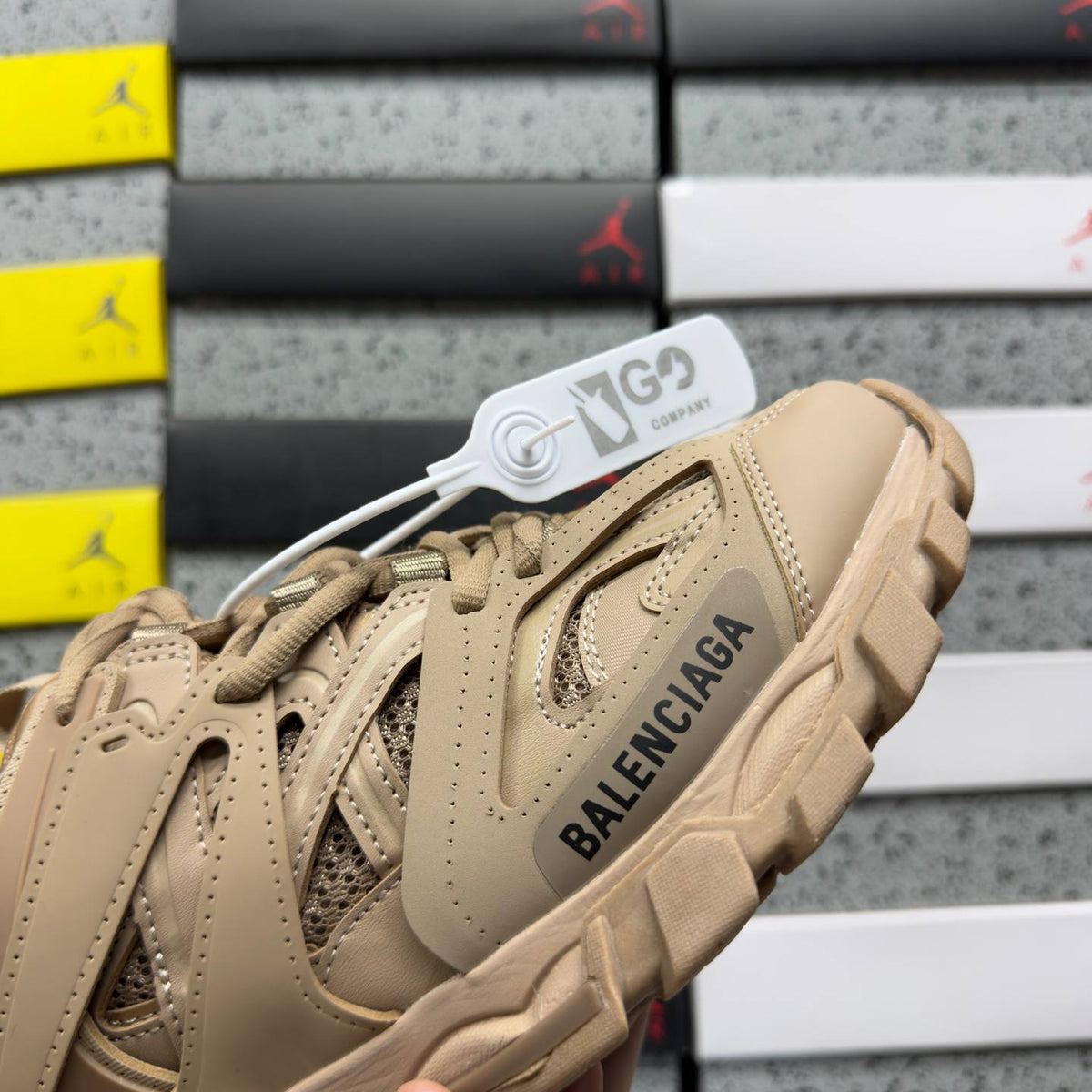 BALENCIAGA TRACK 1.0 BROWN SNEAKERS