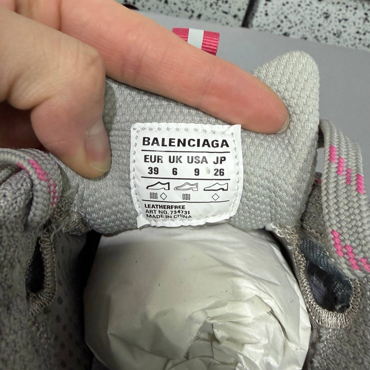 BALENCIAGA 3XL PINK SNEAKERS