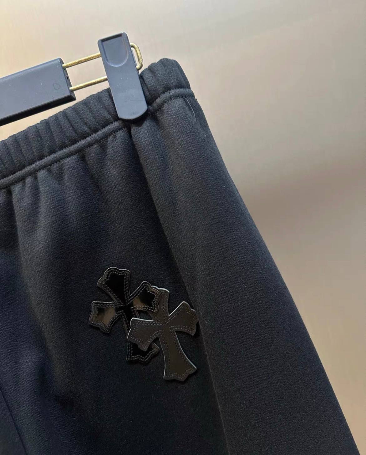 CHROME HEARTS BLACK PANTS