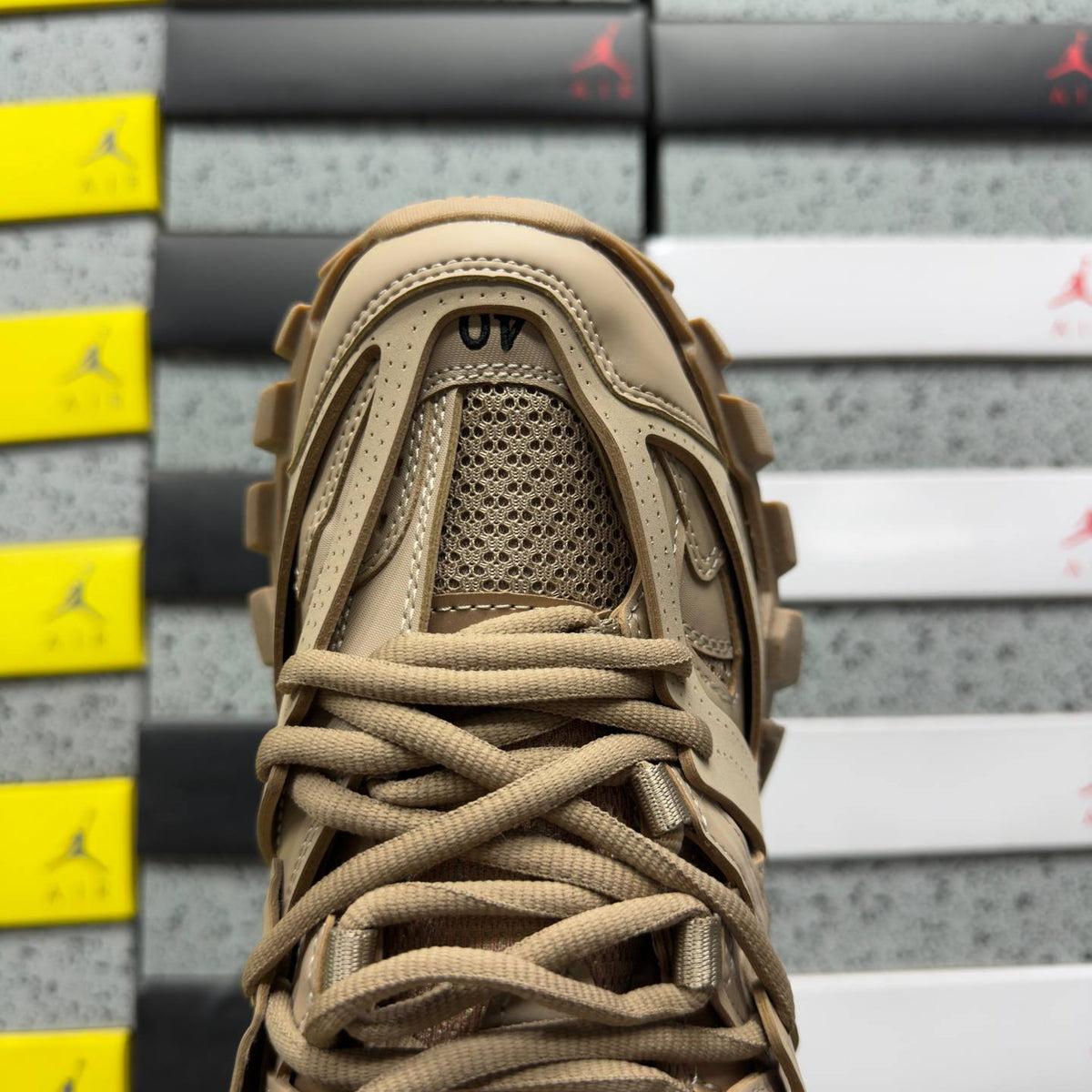 BALENCIAGA TRACK 1.0 BROWN SNEAKERS