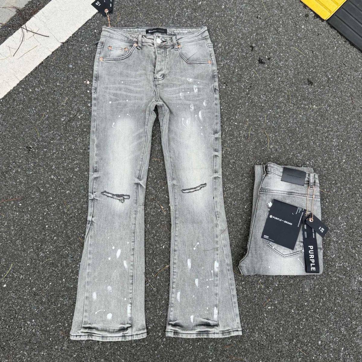 PURPULE BRAND GREY JEANS