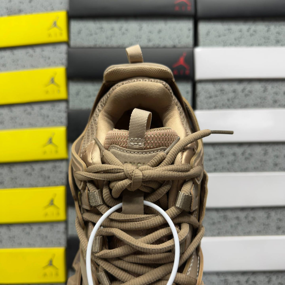 BALENCIAGA TRACK 1.0 BROWN SNEAKERS