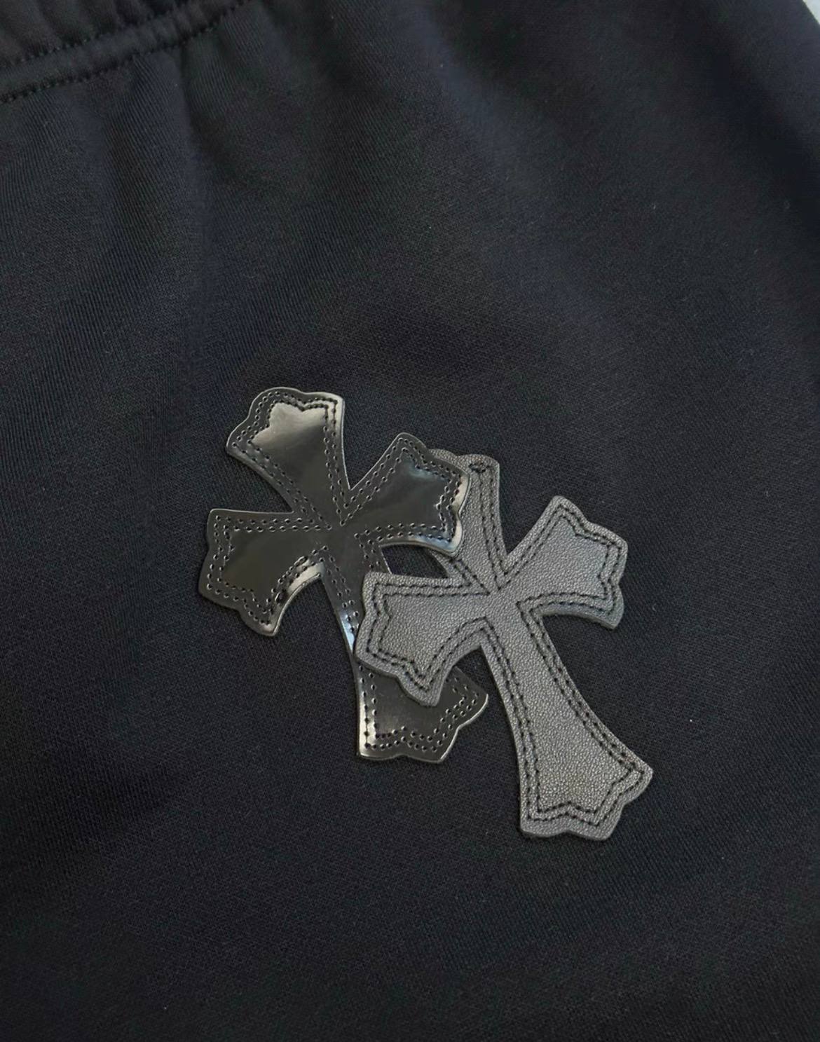 CHROME HEARTS BLACK PANTS