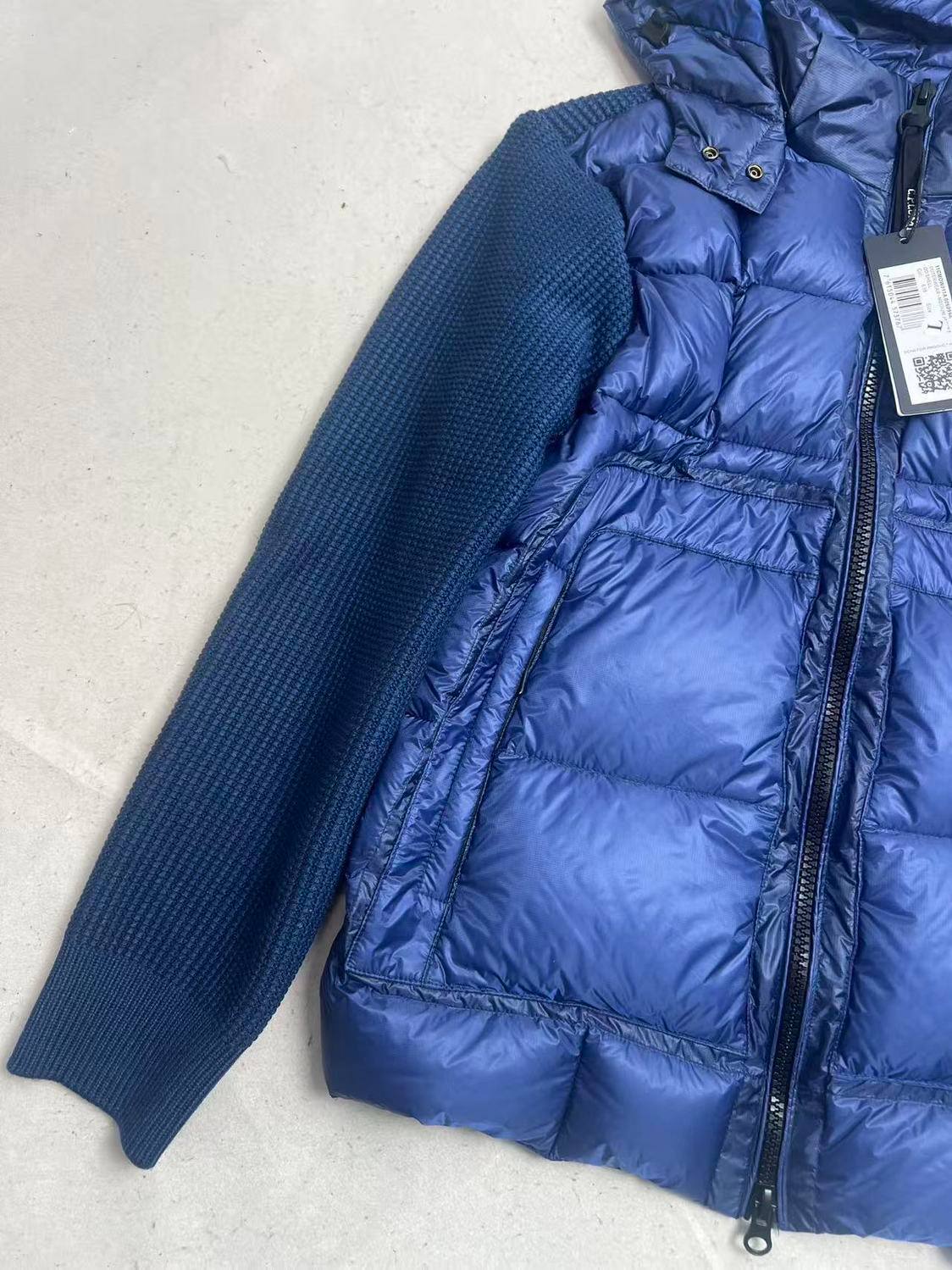 C. P COMPANY D.D SHELL DOWN WHITE JACKET