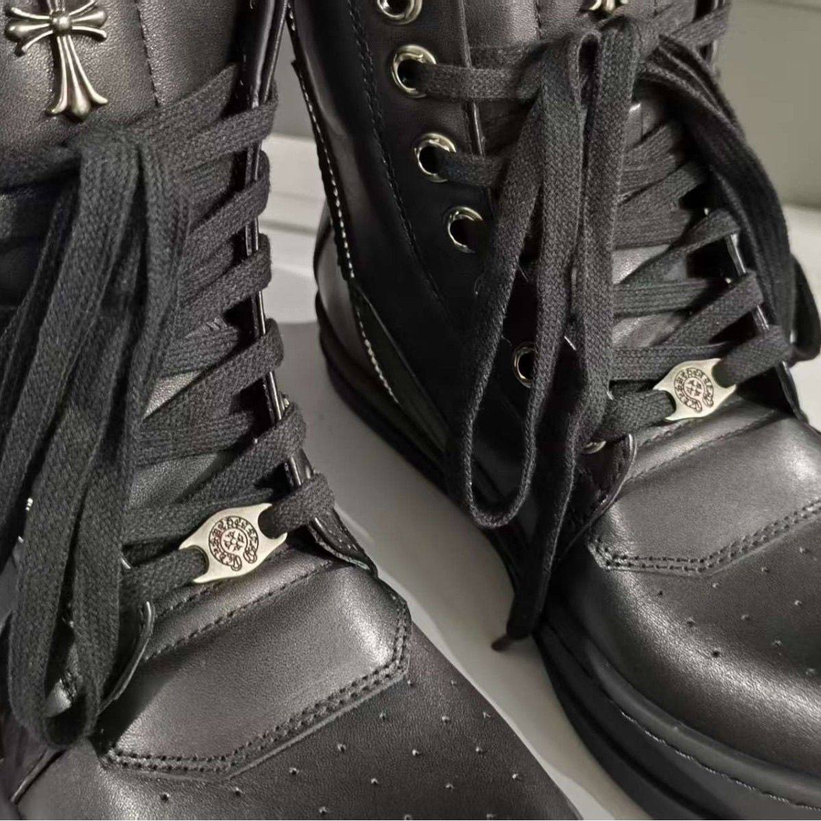 RICK OWENS X CHROME HEARTS GEOBASKET