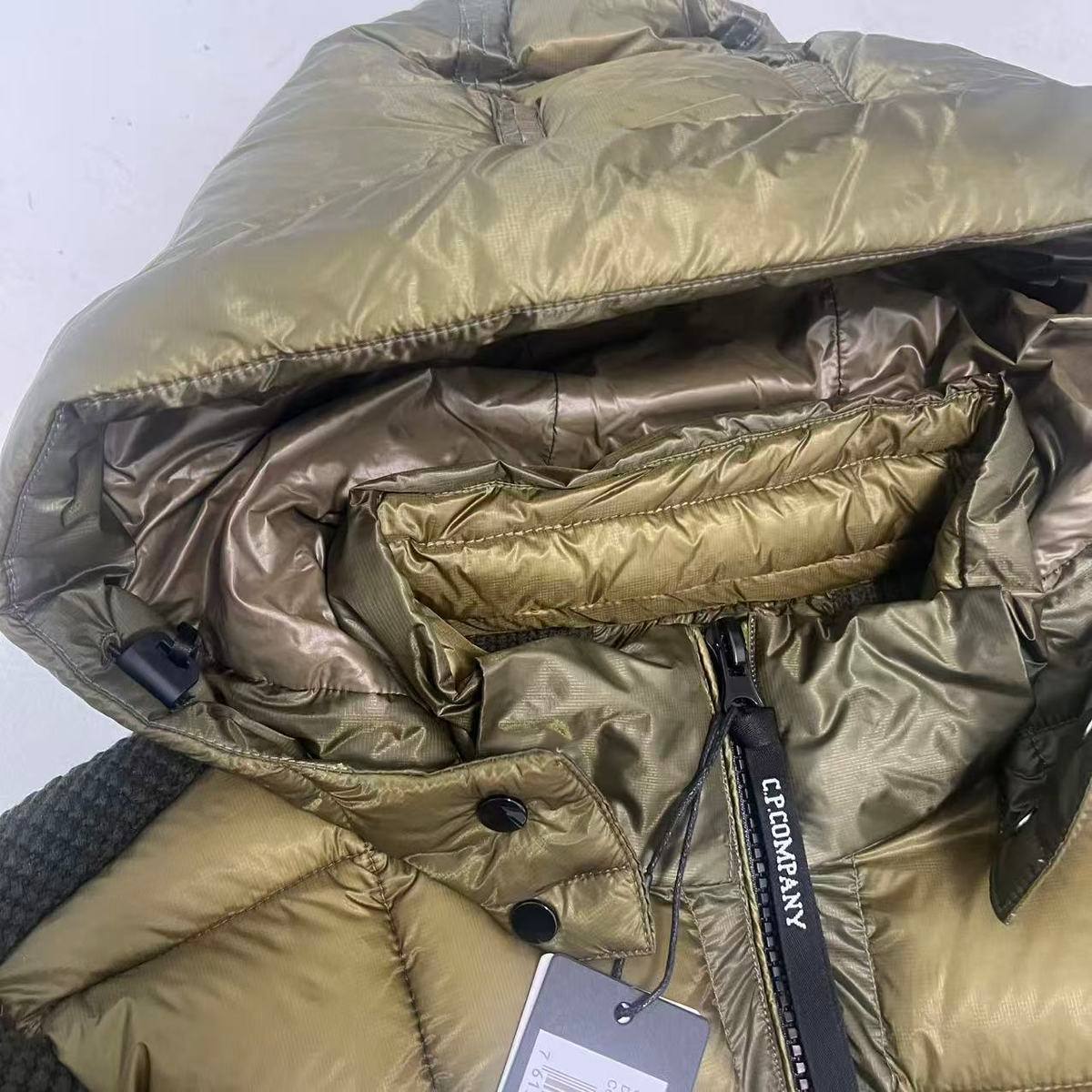 C. P COMPANY D.D SHELL DOWN WHITE JACKET