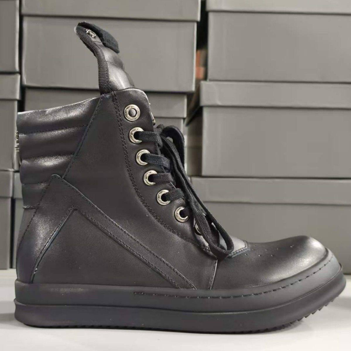RICK OWENS X CHROME HEARTS GEOBASKET