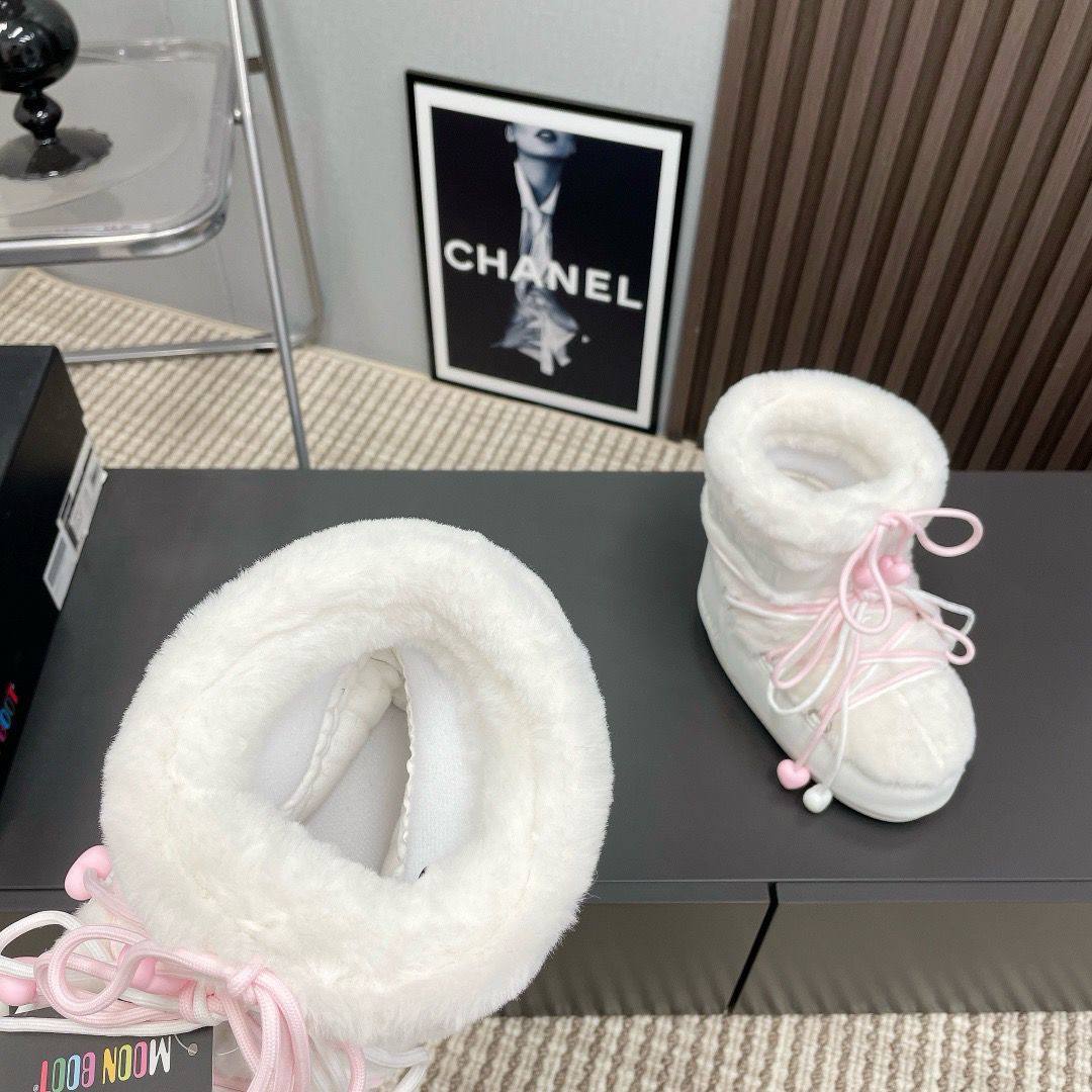 MOON BOOT MB ICON LOW GLANCE WHITE SNEAKERS