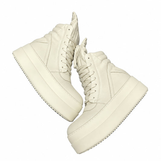 RICK OWENS GEOBASKET DOUBLE BUMPER SNEAKERS