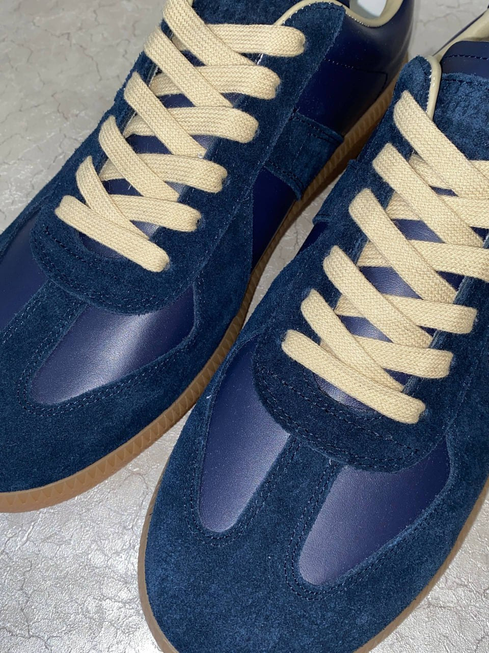 MAISON MARGIELA REPLICA BLUE SNEAKERS