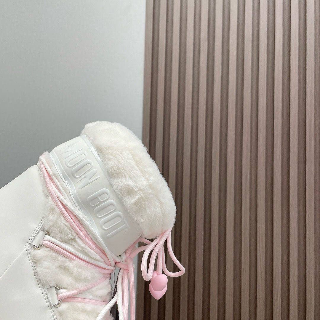 MOON BOOT MB ICON LOW GLANCE WHITE SNEAKERS