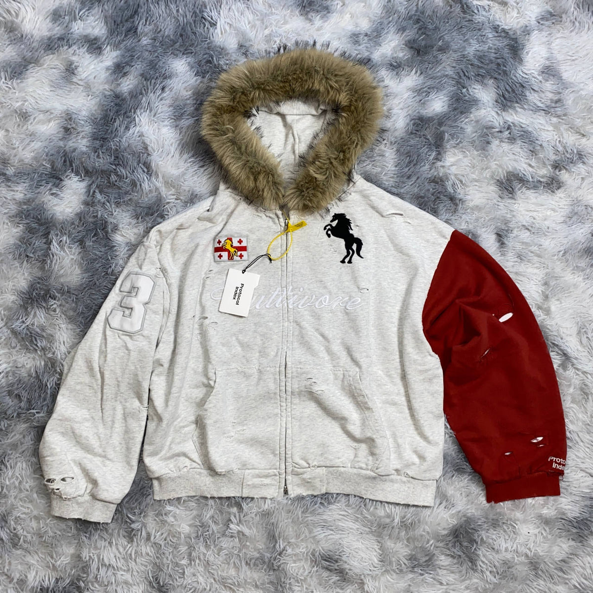 PROTOCOL INDEX PROJECT GR 25FW ZIP-HOODIE