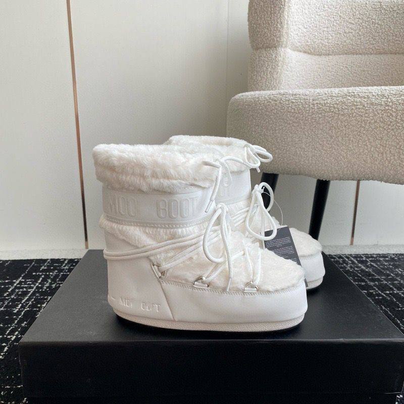 MOON BOOT MB ICON LOW GLANCE WHITE SNEAKERS