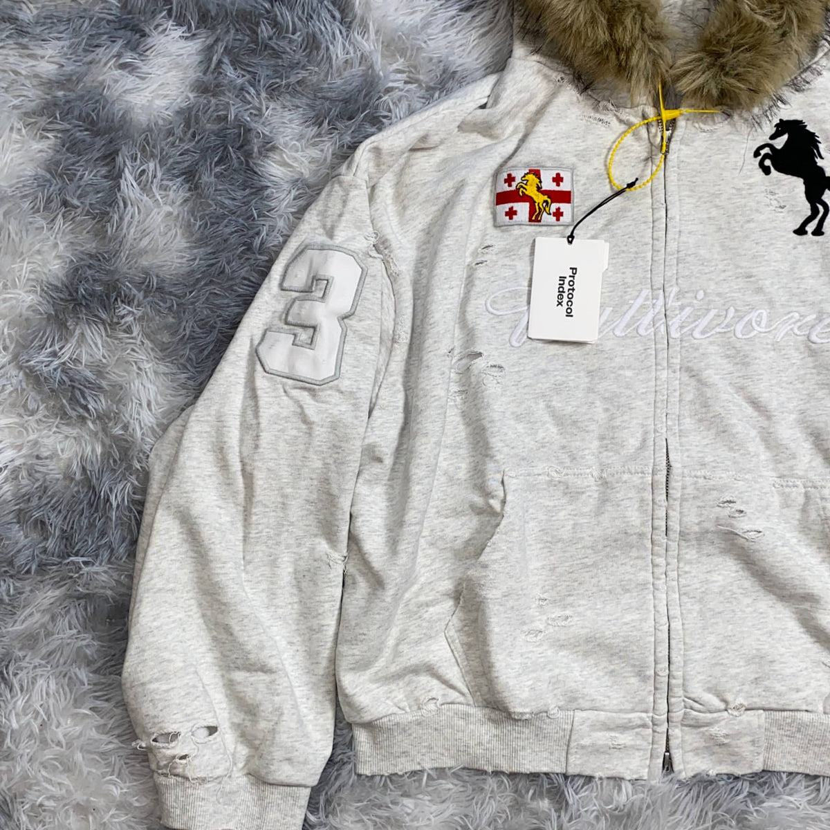 PROTOCOL INDEX PROJECT GR 25FW ZIP-HOODIE