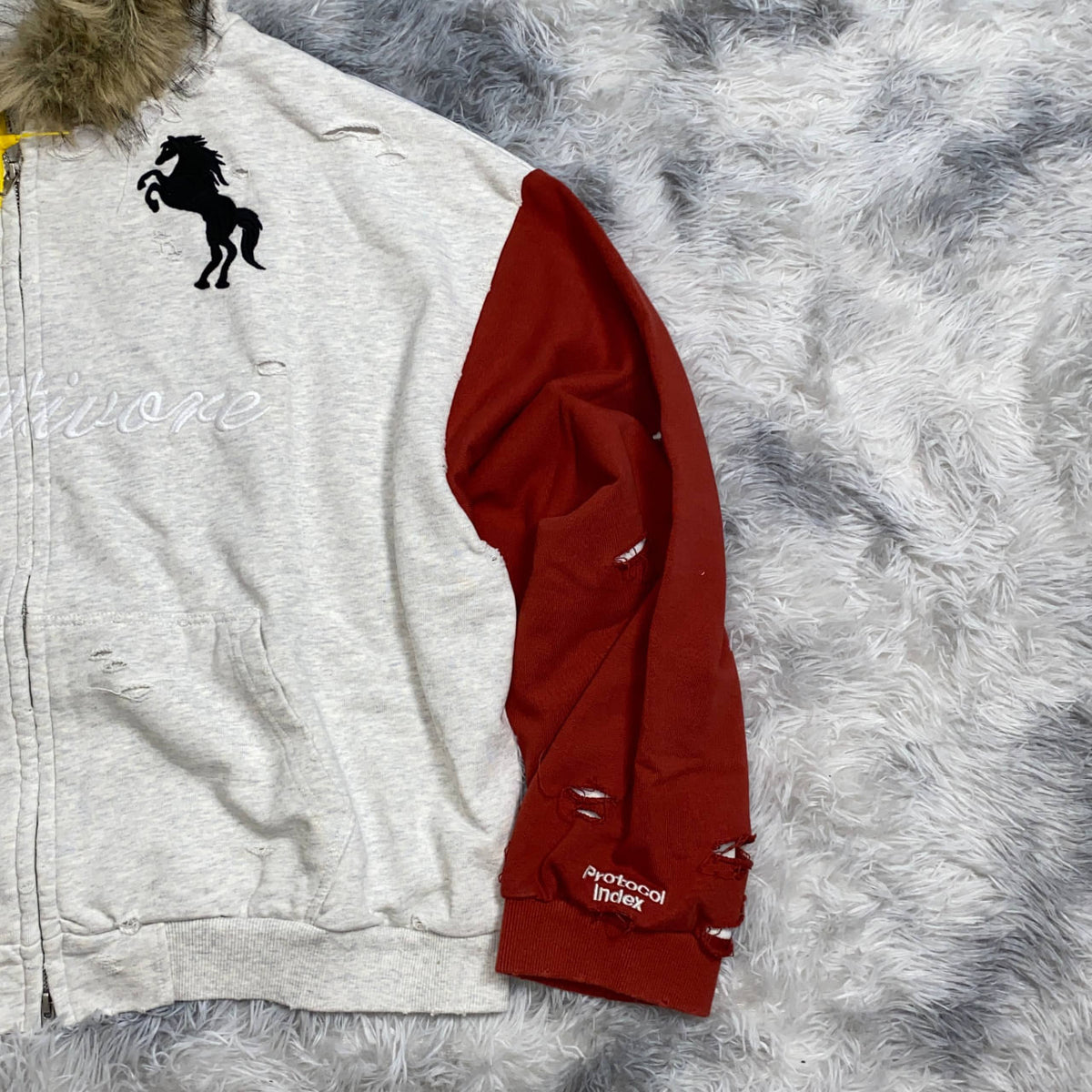PROTOCOL INDEX PROJECT GR 25FW ZIP-HOODIE