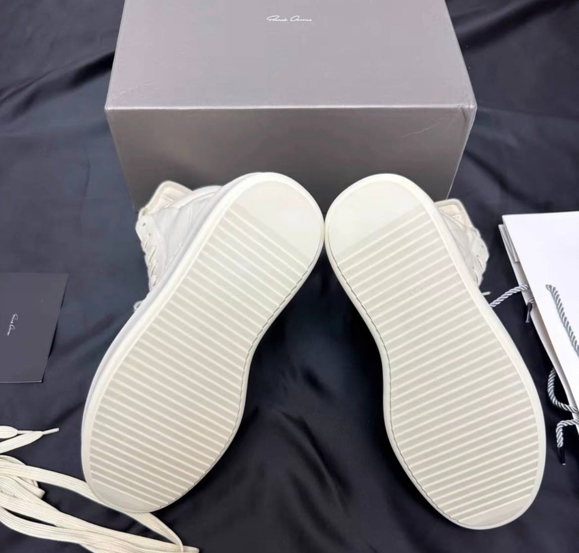 RICK OWENS GEOBASKET DOUBLE BUMPER SNEAKERS