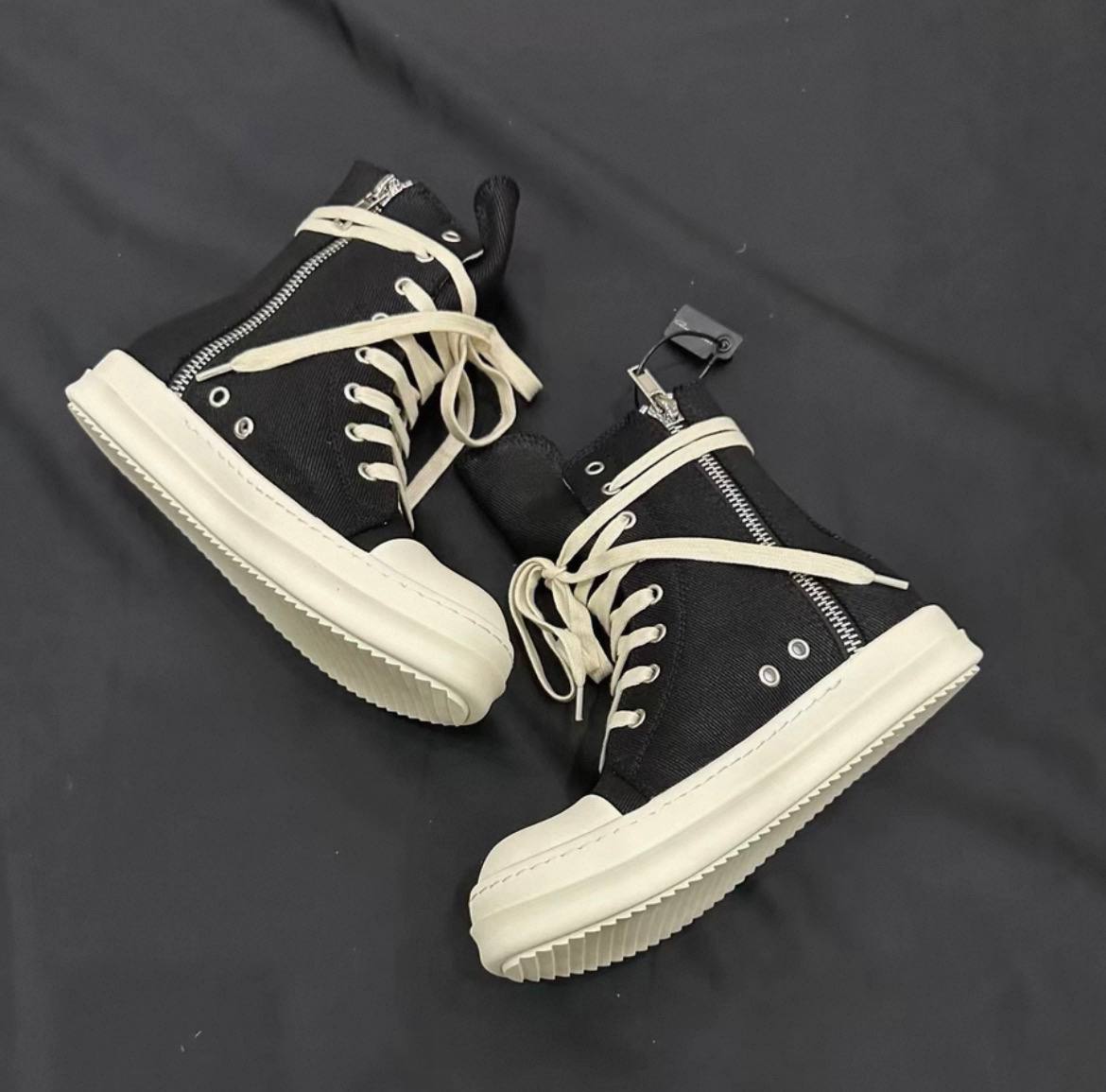 RICK OWENS DRKSHDW HEXAGRAM RAMONES HIGHT SNEAKERS