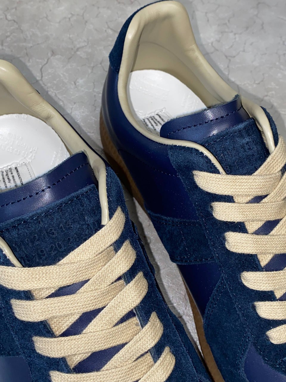 MAISON MARGIELA REPLICA BLUE SNEAKERS