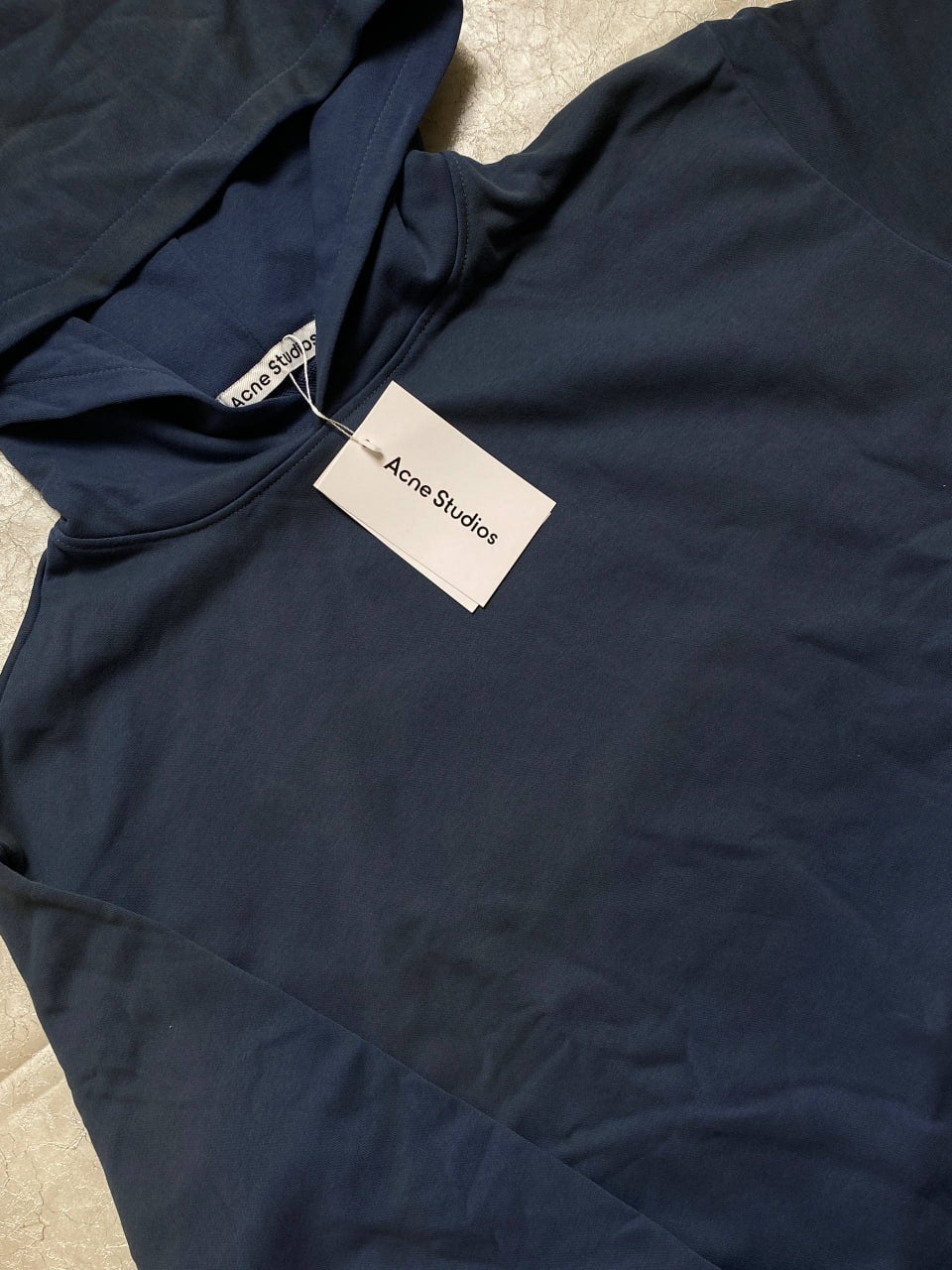 ACNE STUDIOS 1996 STOCKHOLM DARK BLUE HOODIE