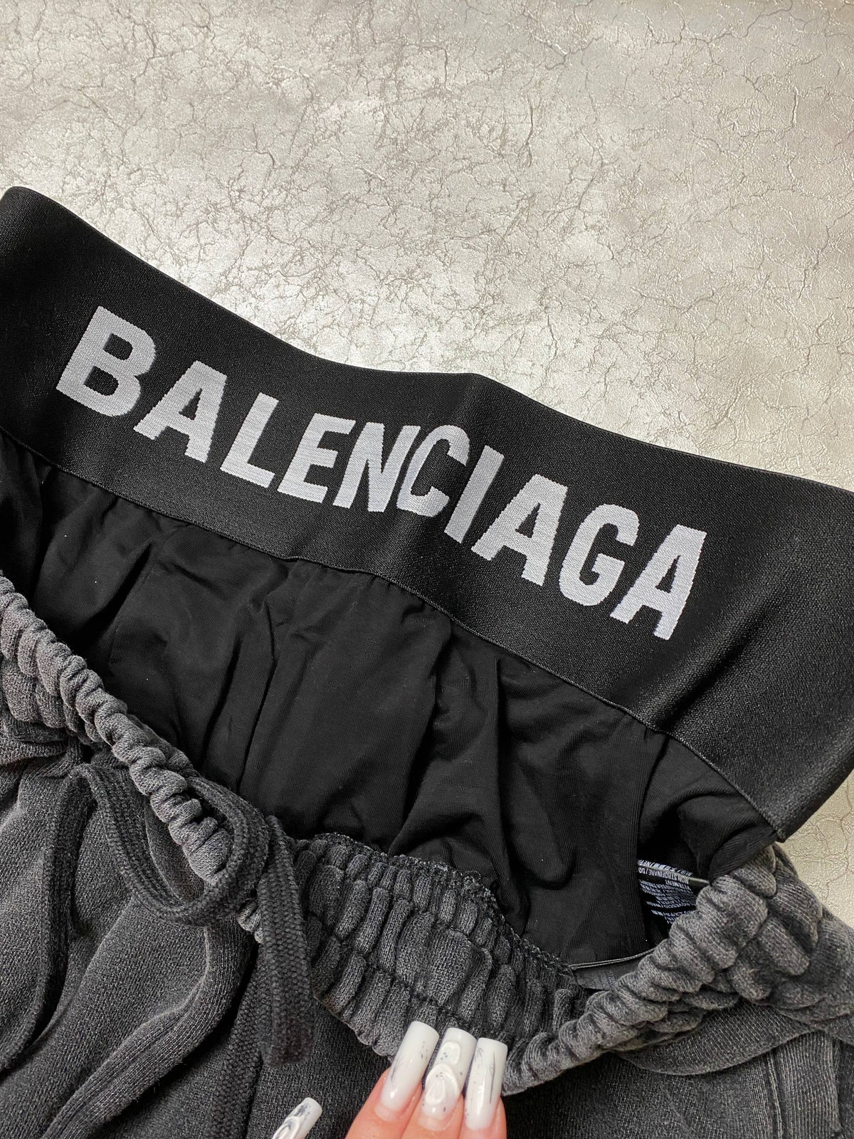 BALENCIAGA BOXER SWEATPANTS BLACK