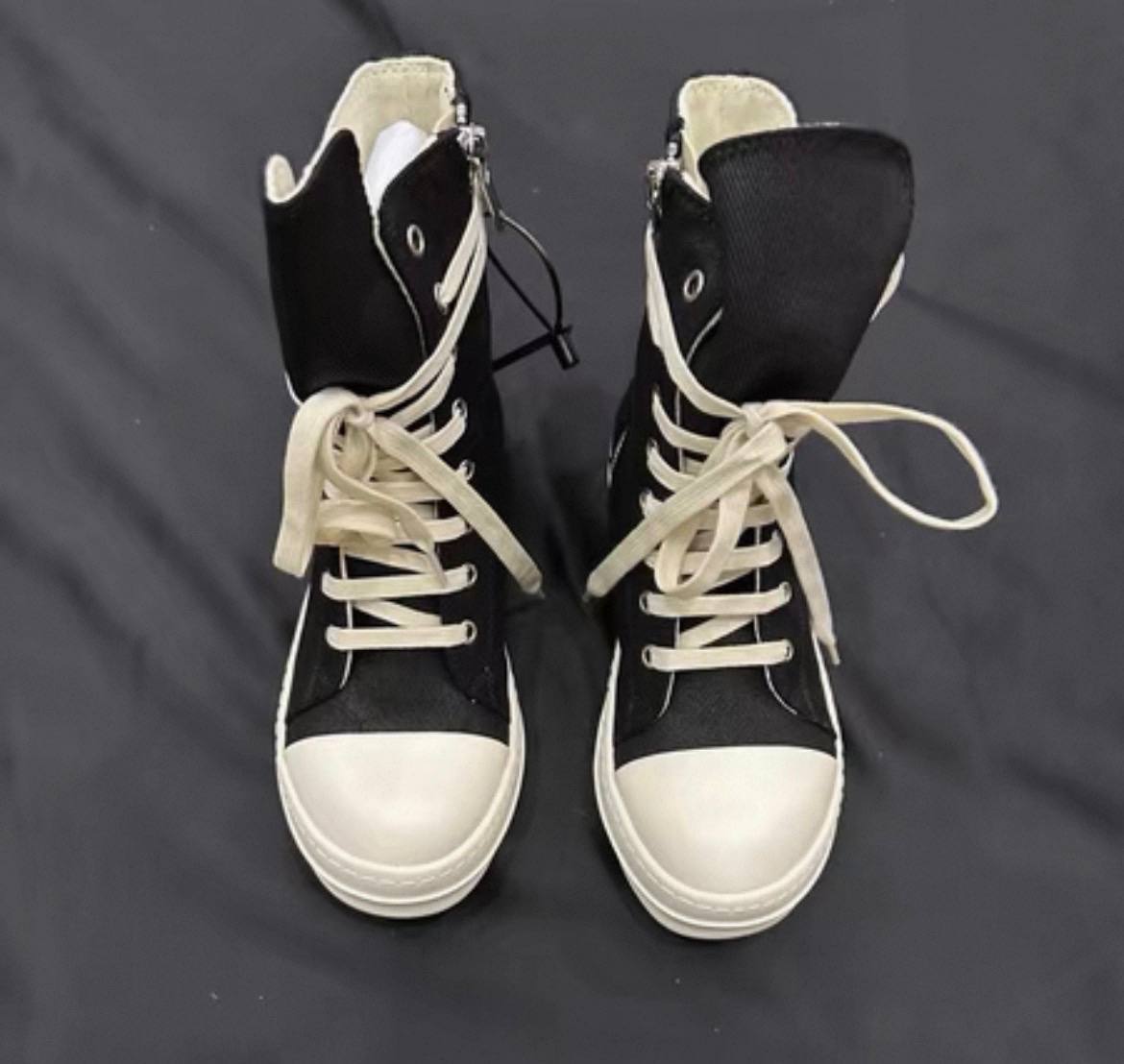 RICK OWENS DRKSHDW HEXAGRAM RAMONES HIGHT SNEAKERS