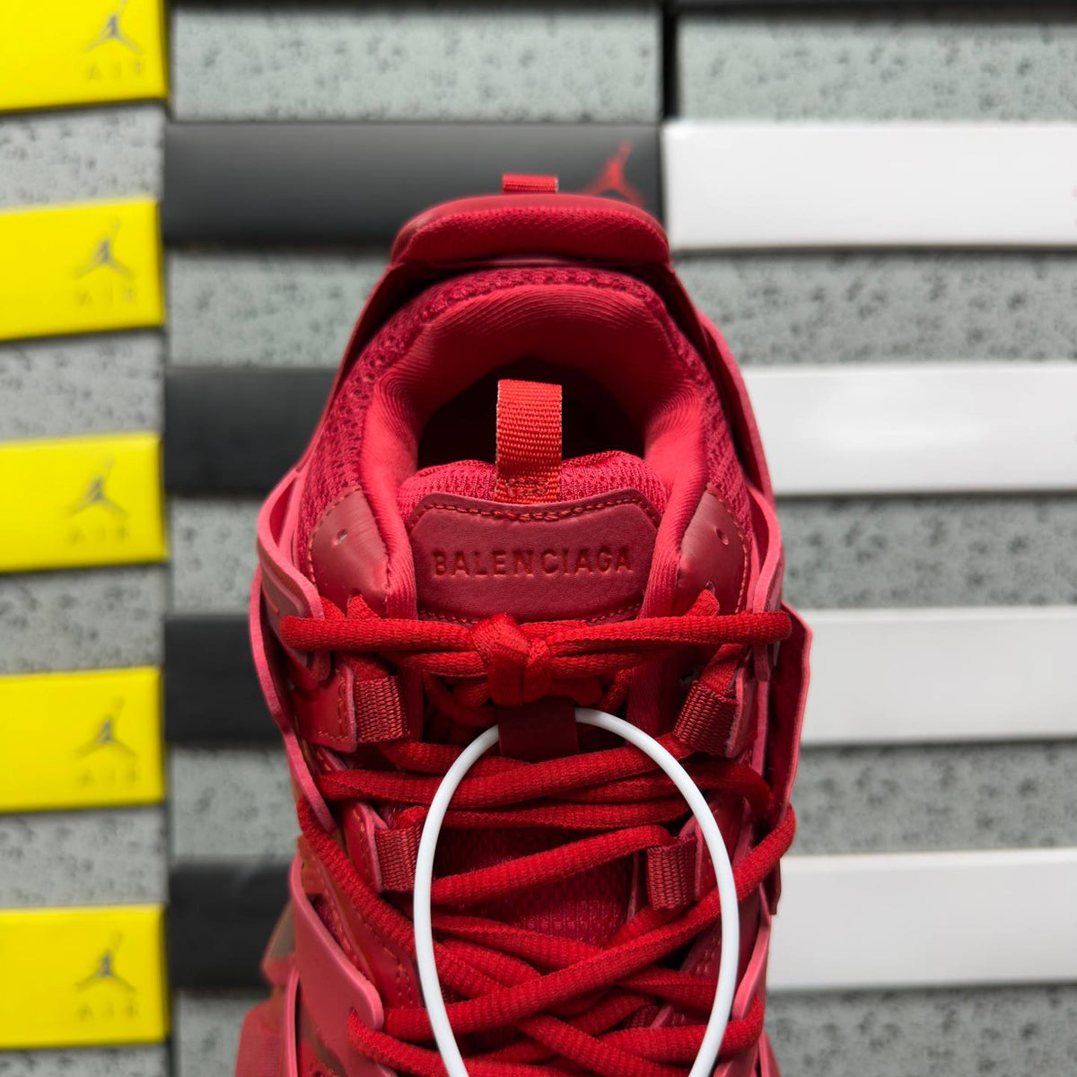 BALENCIAGA TRACK 1.0 RED SNEAKERS