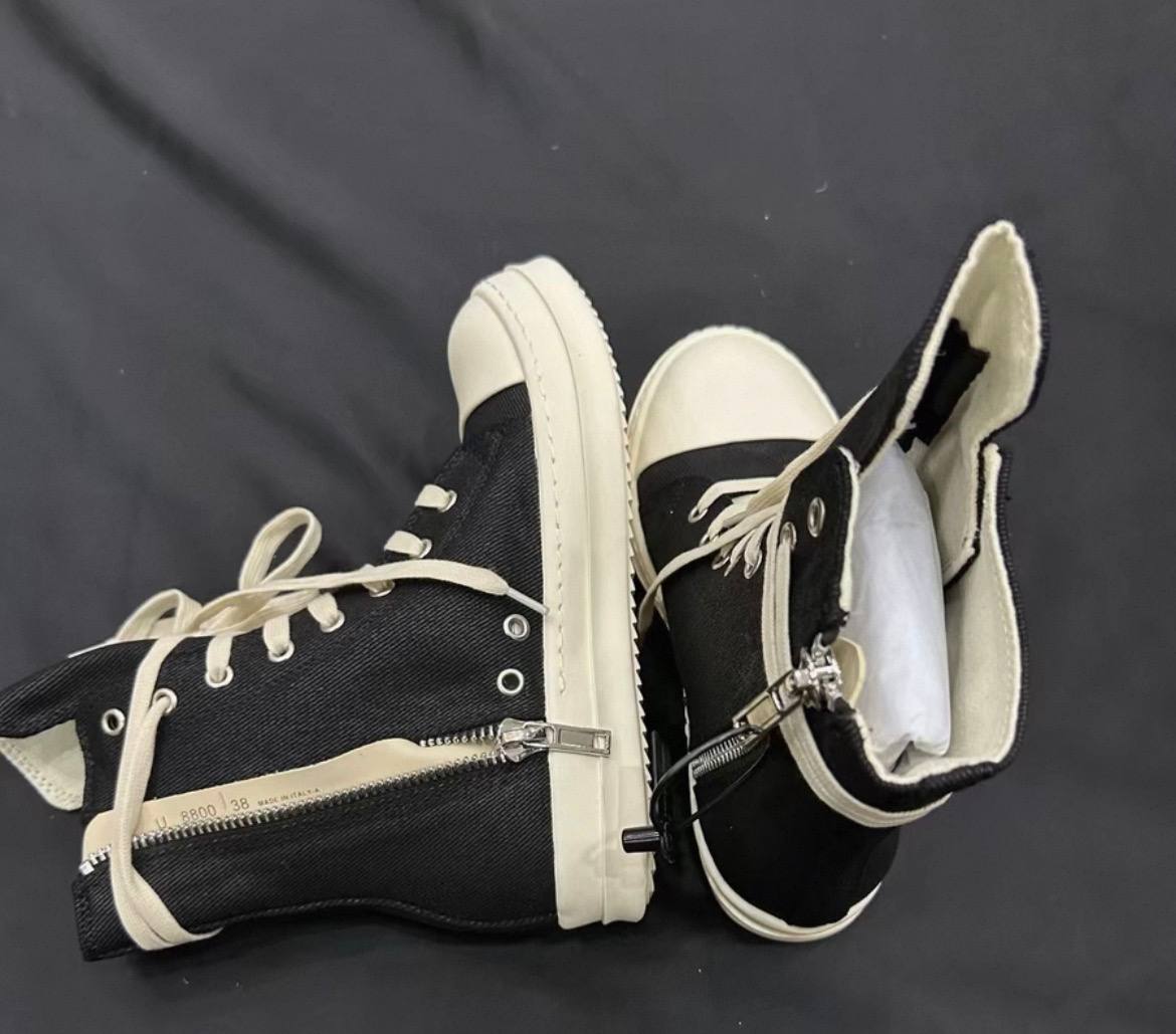 RICK OWENS DRKSHDW HEXAGRAM RAMONES HIGHT SNEAKERS