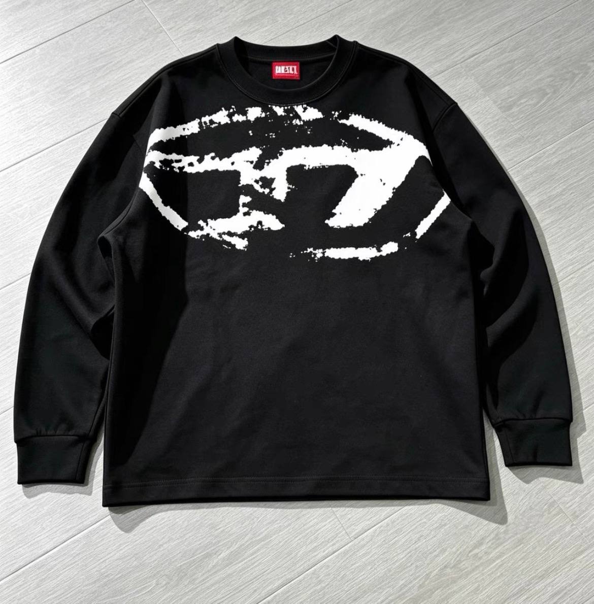 DIESEL BLACK SWEATSHIRT