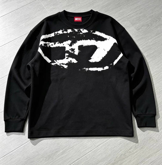 DIESEL BLACK SWEATSHIRT