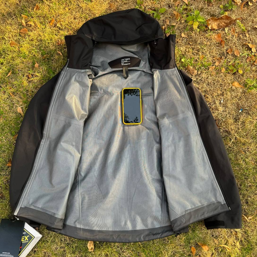 ARCTERYX ALPHA LT BLACK JACKET
