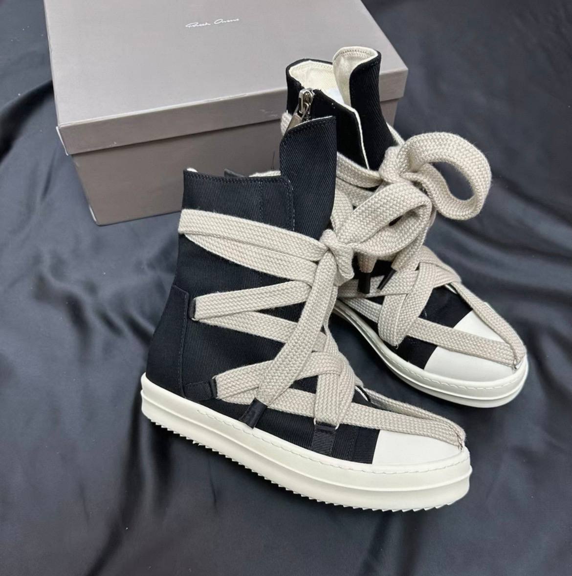 RICK OWENS DRKSHDW JUMBO LACE SNEAKERS