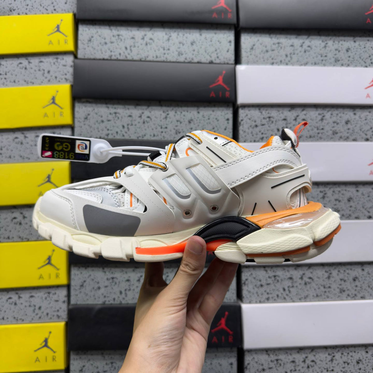BALENCIAGA TRACK 1.0 WHITE SNEAKERS