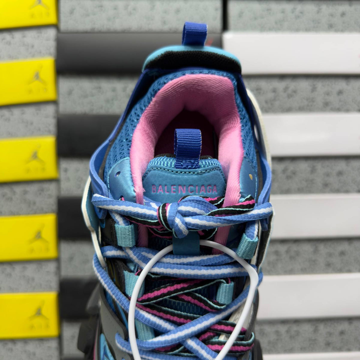 BALENCIAGA TRACK 1.0 BLUE SNEAKERS