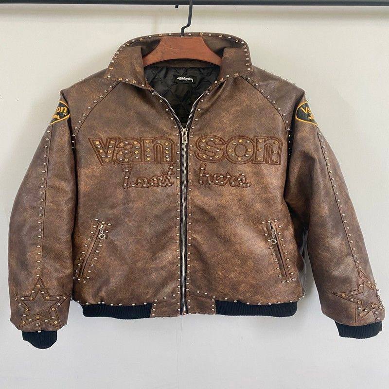 SUPREME VANSON LEATHERS B.B. SIMON JACKET