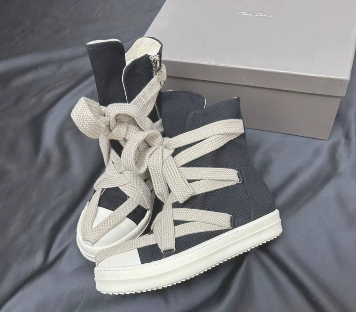 RICK OWENS DRKSHDW JUMBO LACE SNEAKERS