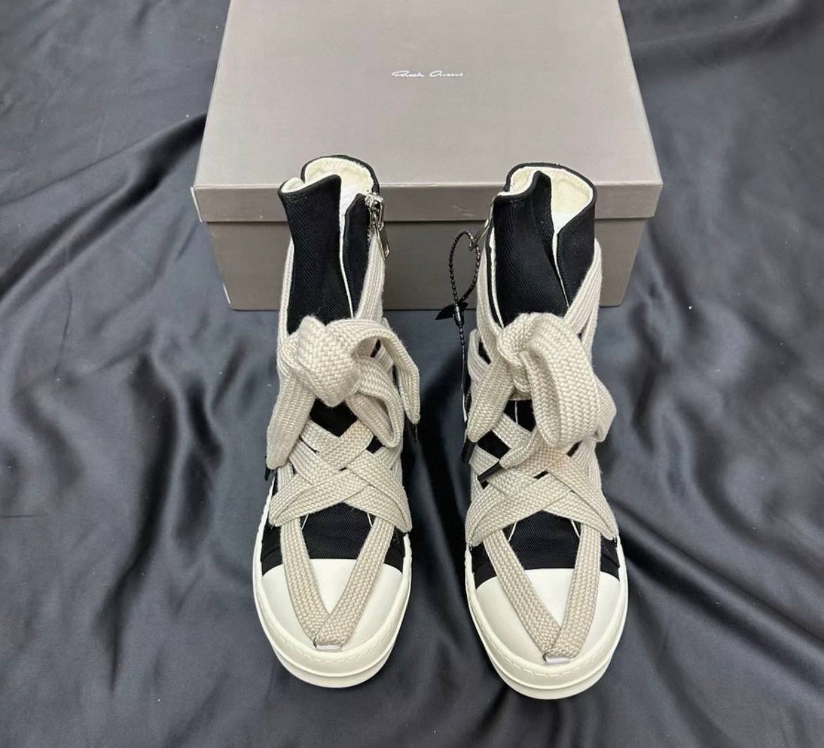 RICK OWENS DRKSHDW JUMBO LACE SNEAKERS