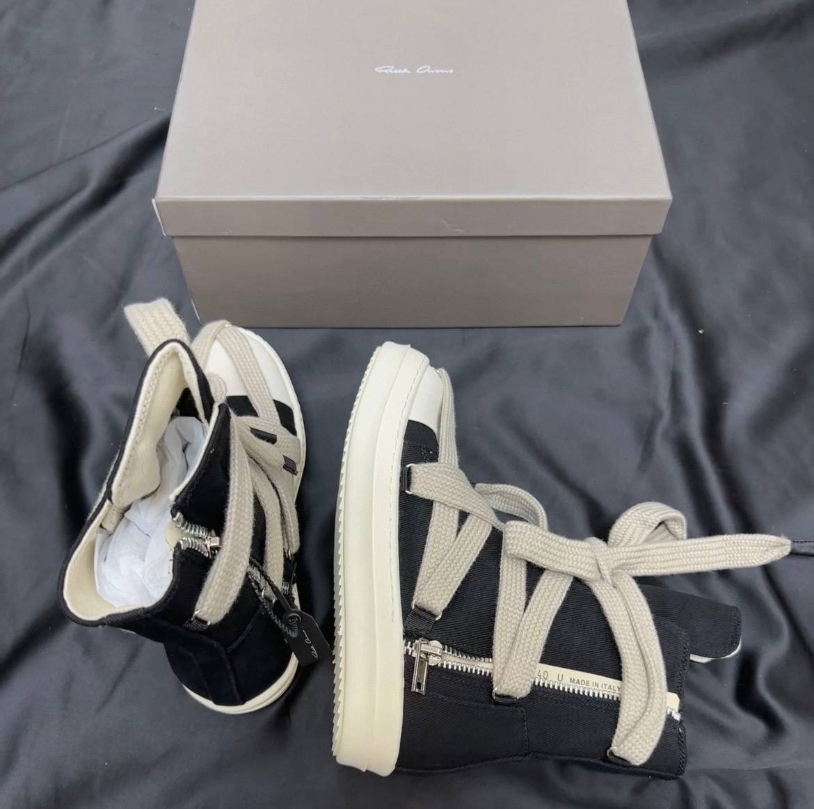 RICK OWENS DRKSHDW JUMBO LACE SNEAKERS