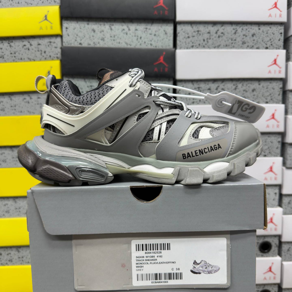 BALENCIAGA TRACK 1.0 GREY SNEAKERS