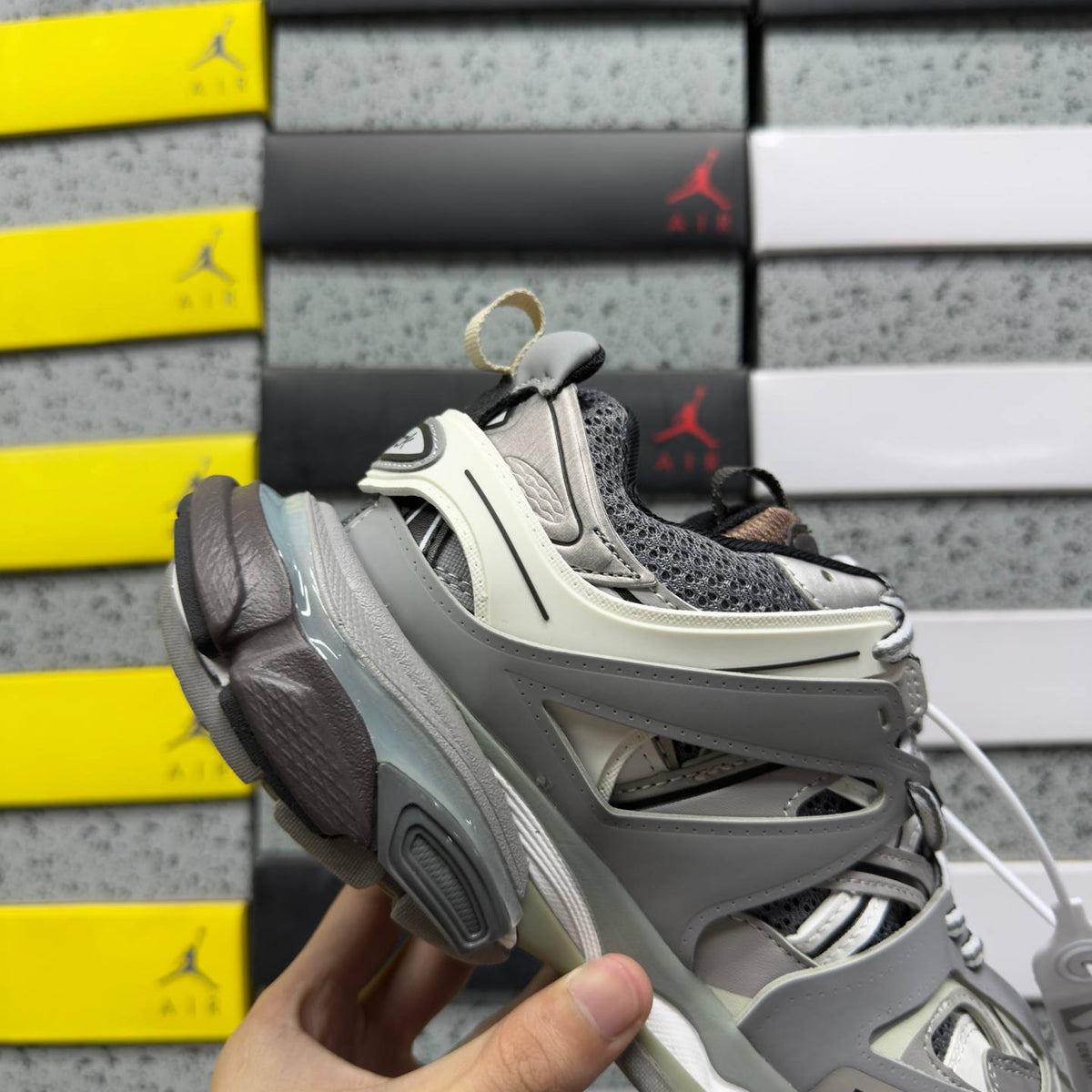 BALENCIAGA TRACK 1.0 GREY SNEAKERS