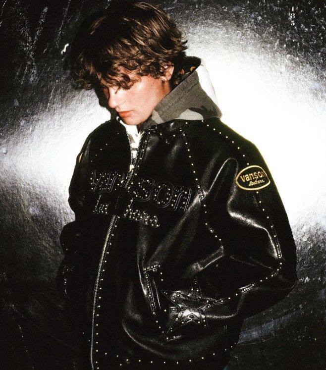 SUPREME VANSON LEATHERS B.B. SIMON JACKET