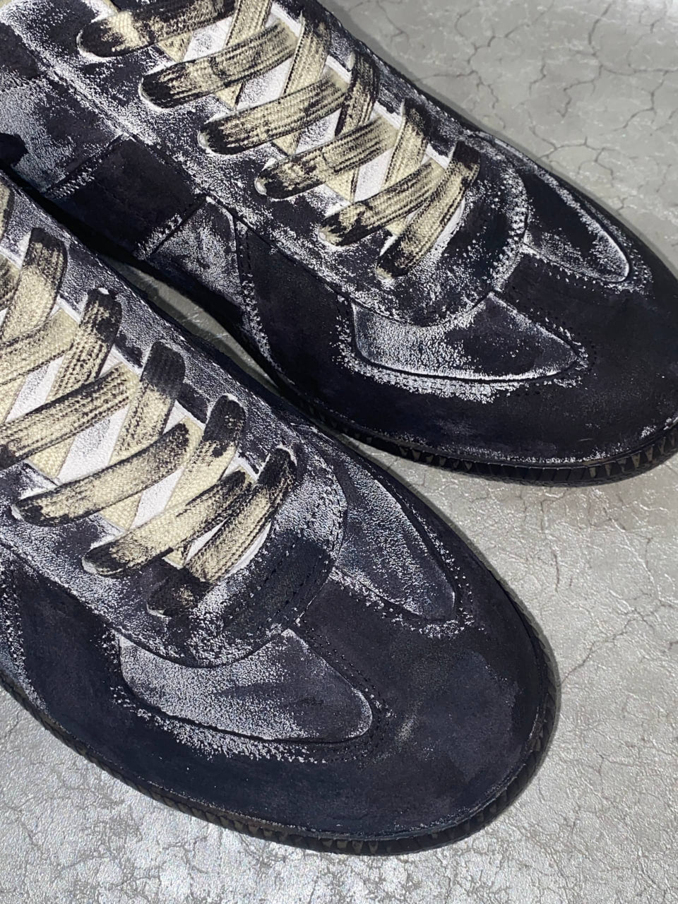MAISON MARGIELA REPLICA PAINT SPLATTER BLACK