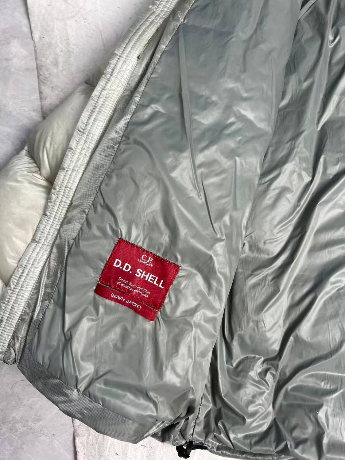 C. P. COMPANY D.D. SHELL HOODED PUFFER JACKET