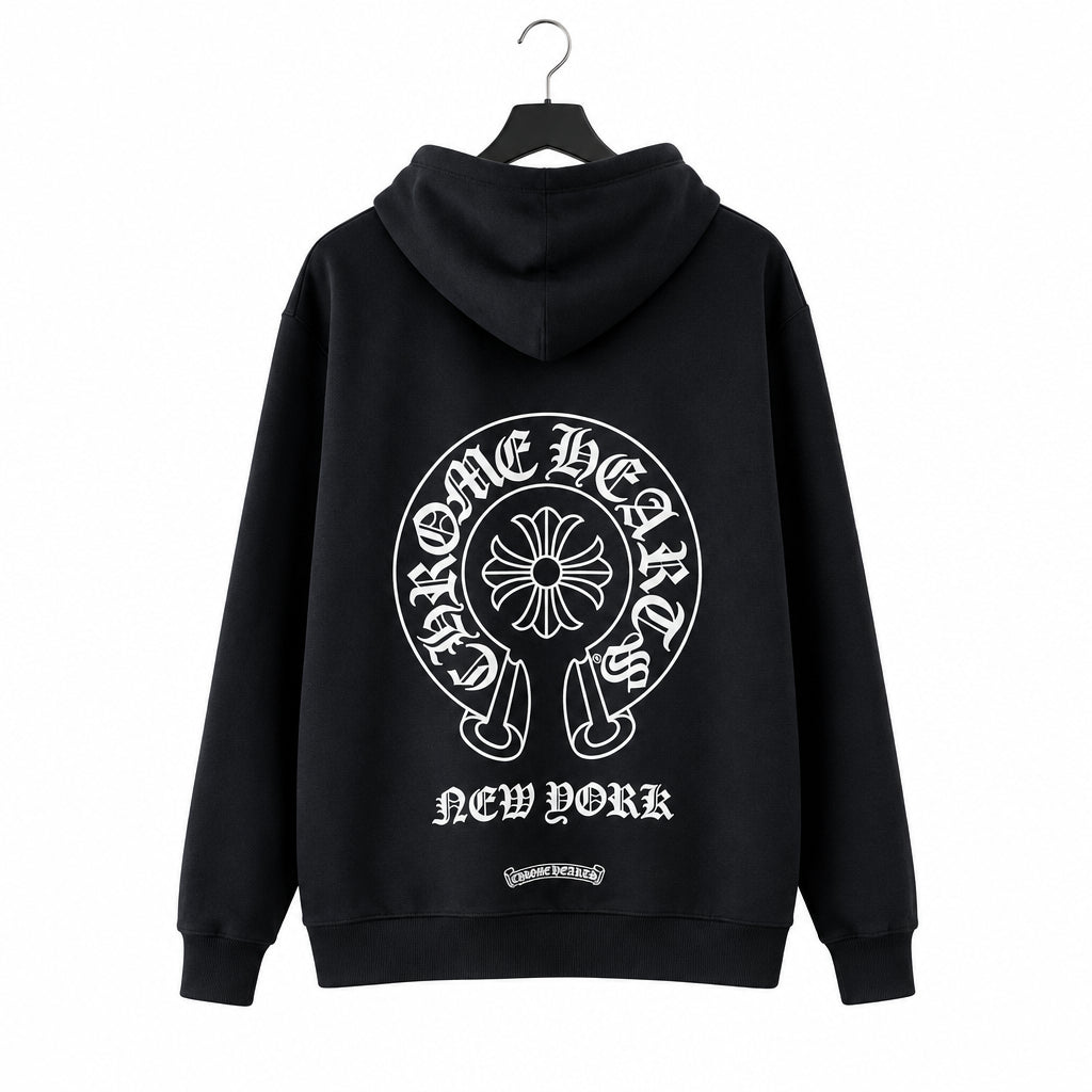 CHROME HEARTS ZIP-HOODIE