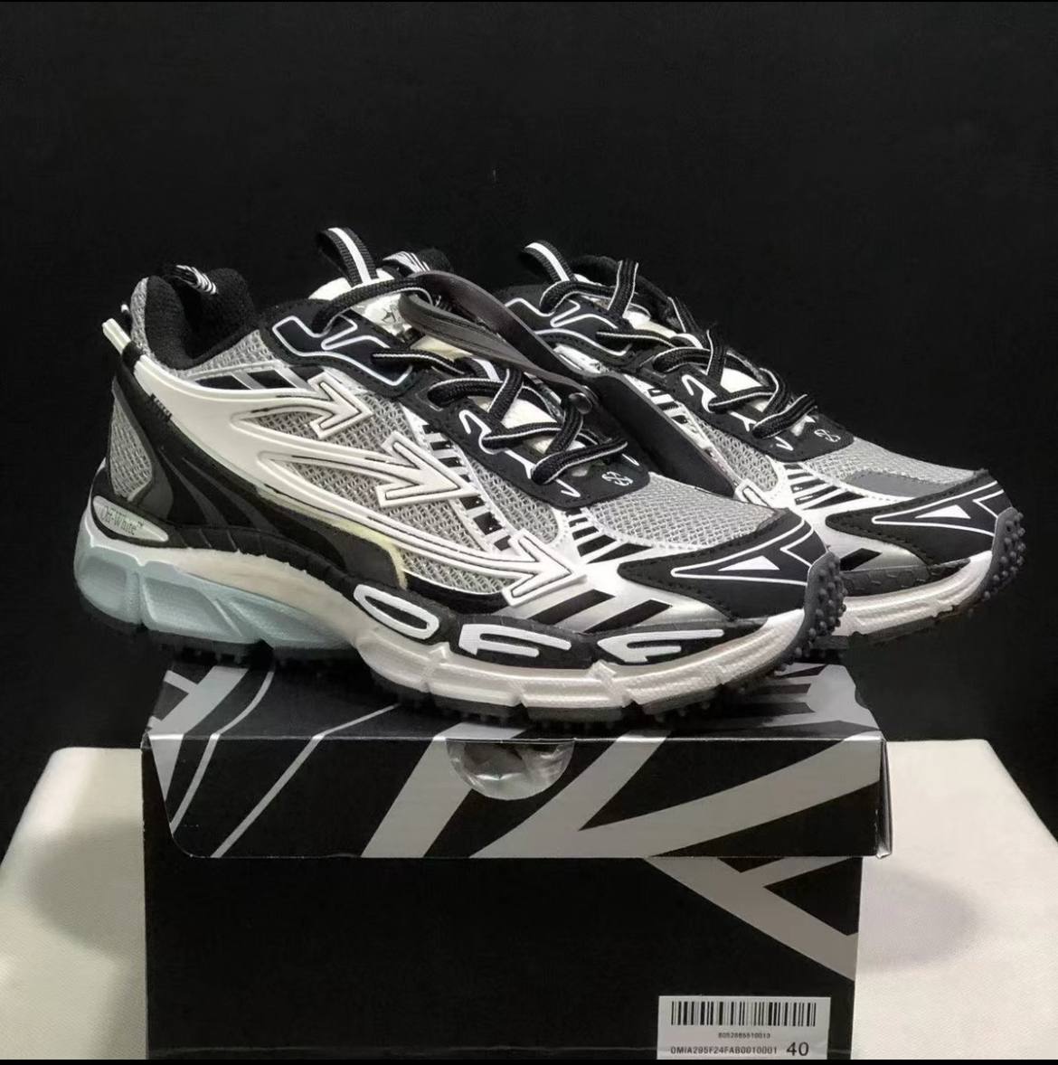 OFF WHITE BE RIGHT BACK SNEAKERS