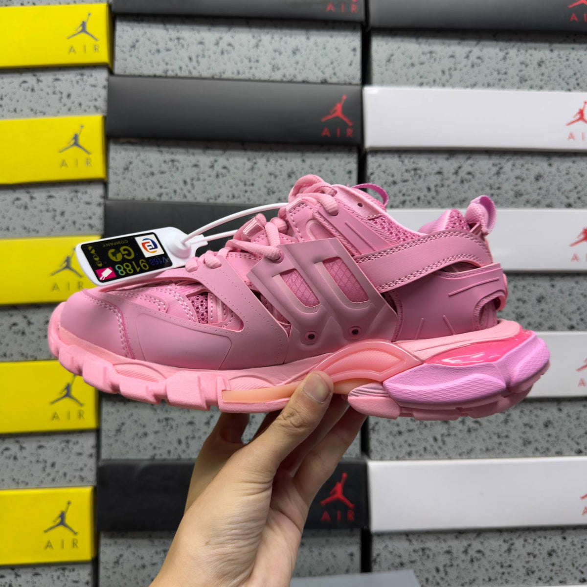 BALENCIAGA TRACK 1.0 PINK SNEAKERS