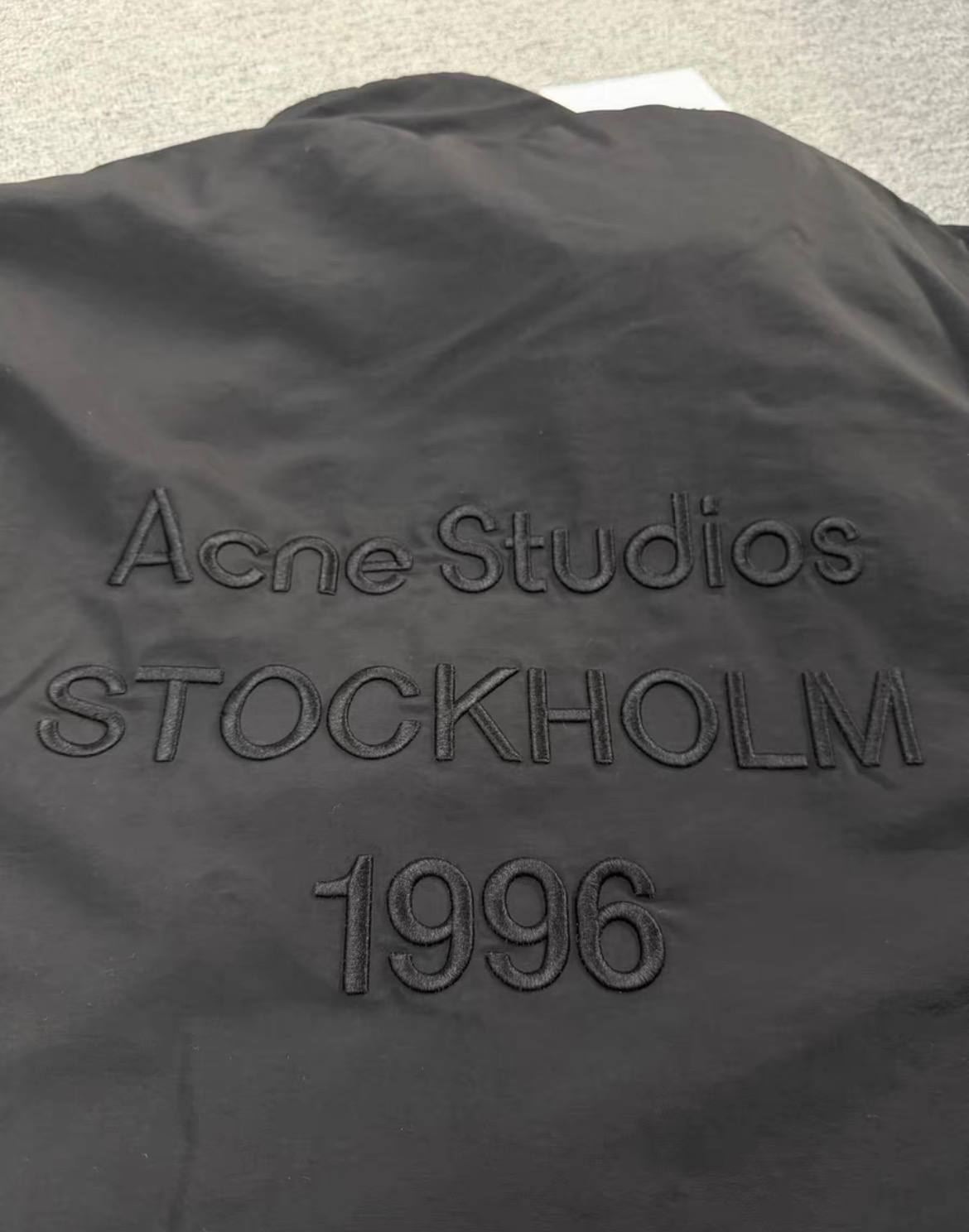 ACNE STUDIOS LOGO ZIPPER JACKET